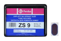 FERDUS Lepenie-záplata ZS9 ovál 32x16mm box 50ks