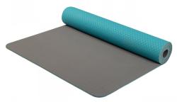 Lerko Yoga mat dvojvrstvová TPE modrá