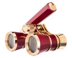 Levenhuk Divadelní kukátko Broadway 325E s lorňonem červené