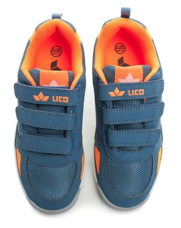 Lico 366184 Peyton V modro oranžové sportovní tenisky