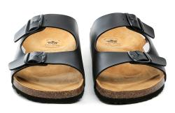 Lico 560649 černé pánské nadměrné nazouváky