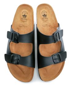 Lico 560649 černé pánské nadměrné nazouváky