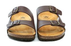 Lico 560649 hnědé pánské nadměrné nazouváky