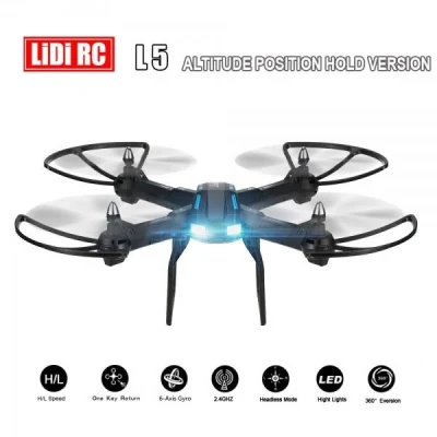 LIDI-5 - velký dron s HD pohyblivou kamerou a barometrem LIDI-5 - velký dron s HD pohyblivou kamerou a barometrem