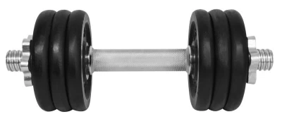Lifefit Činka nakládací jednoruční 11 kg 30mm tyč/6x kotouč Lifefit Činka nakládací jednoruční 11 kg 30mm tyč/6x kotouč