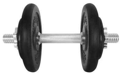 Lifefit Činka nakládací jednoruční 15 kg 30mm tyč/4x kotouč