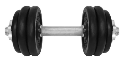 Lifefit Činka nakládací jednoruční 15 kg 30mm tyč/6x kotouč