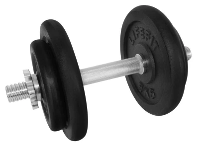 Lifefit Činka nakládací jednoruční 17 kg 30mm tyč/4x kotouč