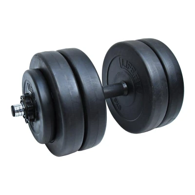 Lifefit Činka nakládací jednoruční 23 kg vinyl-cement 30mm tyč/6x kotouč