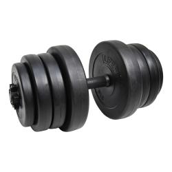 Lifefit Činka nakládací jednoruční 23 kg vinyl-cement 30mm tyč/8x kotouč