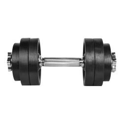 Lifefit Činka nakládací Angular jednoruční 15 kg 30mm tyč/6x kotouč Lifefit Činka nakládací Angular jednoruční 15 kg 30mm tyč/6x kotouč