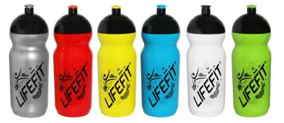 Lifefit Cyklo G-600 šedá cyklistická láhev 600 ml