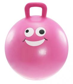 Lifefit Dětský skákací míč Jumping Ball 45 cm růžový (VÝPRODEJ)