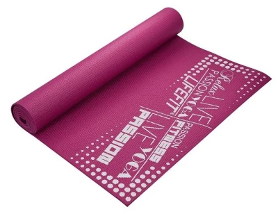 Lifefit Gymnastická podložka SLIMFIT, 173x58x0.6cm, bordó