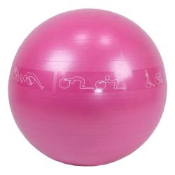 Lifefit Gymnastický míč Anti-burst 55 cm bordó