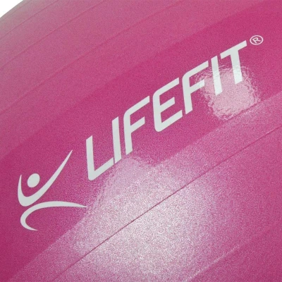 Lifefit Gymnastický míč Anti-burst 55 cm bordó