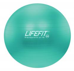 Lifefit Gymnastický loptu ANTI-BURST 55 cm, tyrkysová