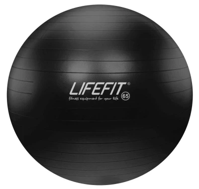Lifefit Gymnastický míč Anti-burst 65 cm černý Lifefit Gymnastický míč Anti-burst 65 cm černý