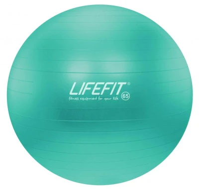Lifefit Gymnastický míč Anti-burst 65 cm tyrkysový Lifefit Gymnastický míč Anti-burst 65 cm tyrkysový