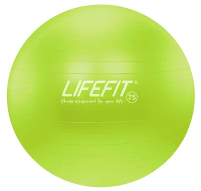 Lifefit Gymnastický míč Anti-burst 75 cm zelený Lifefit Gymnastický míč Anti-burst 75 cm zelený