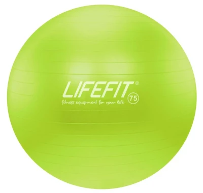Lifefit Gymnastický míč Anti-burst 75 cm zelený (VÝPRODEJ)