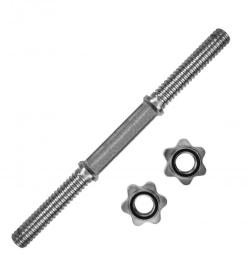 Lifefit Hřídel na jednoruční činku 45cm / 30mm vč. matic (VÝPRODEJ)