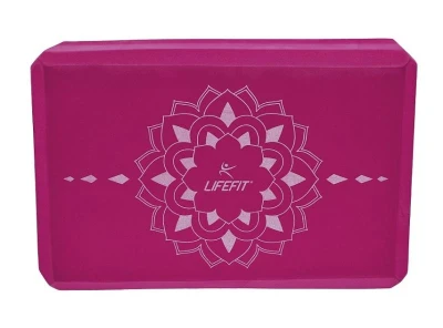 Lifefit Joga Blok Boga bordó