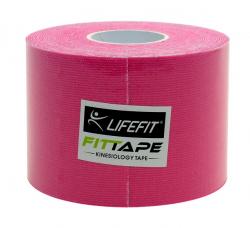 Lifefit Kinesion tape 5cmx5m, růžová