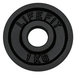 Lifefit Kotouč 1.0kg Angular kovový pro 30mm tyč Lifefit Kotouč 1.0kg Angular kovový pro 30mm tyč
