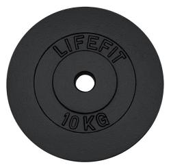 Lifefit Kotouč 10kg Angular kovový pro 30mm tyč Lifefit Kotouč 10kg Angular kovový pro 30mm tyč