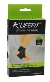 Lifefit BN101 Neoprenová bandáž na kotník Lifefit BN101 Neoprenová bandáž na kotník