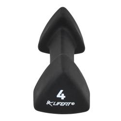 Lifefit Neoprénová činka Triangle 1 x 4.0 kg čierna