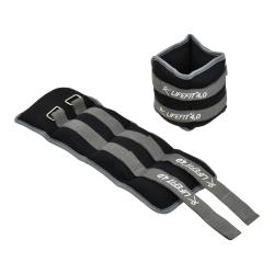 Lifefit Neoprénová záťaž členok/zápästie S2 2x4.0kg čierna