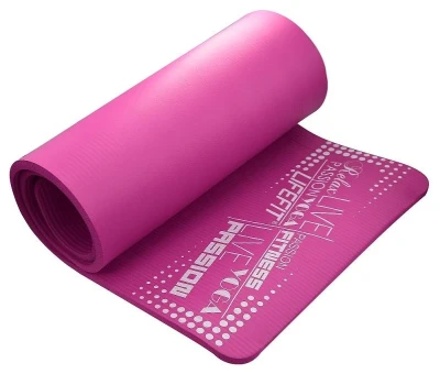 Lifefit Podložka YOGA MAT EXKLUZIV PLUS, 180x60x1.5cm, bordo