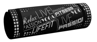 Lifefit Podložka Yoga MAT Exkluziv Plus 180x58x1,5cm černá Lifefit Podložka Yoga MAT Exkluziv Plus 180x58x1,5cm černá