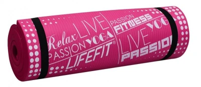 Lifefit Podložka Yoga MAT Exkluziv Plus 180x58x1,5cm světle růžová Lifefit Podložka Yoga MAT Exkluziv Plus 180x58x1,5cm světle růžová