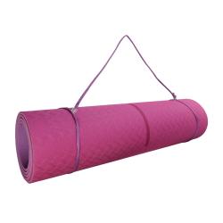 Lifefit Podložka Yoga MAT Lotos Duo 183x58x0 6cm bordó