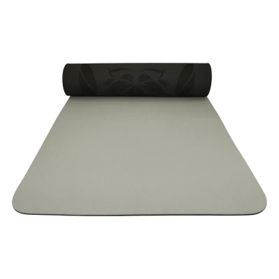 Lifefit Podložka Yoga MAT Lotos Duo 183x58x0.6cm černá