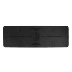 Lifefit Podložka Yoga MAT Lotos Duo 183x58x0.6cm černá
