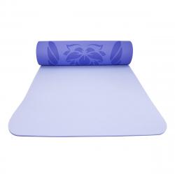 Lifefit Podložka Yoga MAT Lotos Duo 183x58x0,6cm modrá