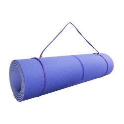 Lifefit Podložka Yoga MAT Lotos Duo 183x58x0,6cm modrá