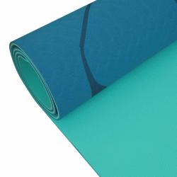 Lifefit Podložka Yoga MAT Lotos Duo 183x58x0 6cm tyrkysová