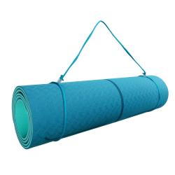 Lifefit Podložka Yoga MAT Lotos Duo 183x58x0 6cm tyrkysová