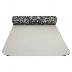 Lifefit Podložka Yoga MAT Mandala Duo 183x58x0,6cm černá