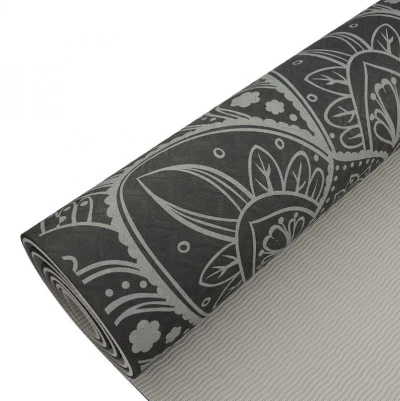 Lifefit Podložka Yoga MAT Mandala Duo 183x58x0,6cm černá