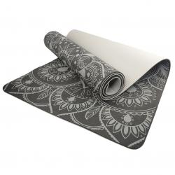 Lifefit Podložka Yoga MAT Mandala Duo 183x58x0,6cm černá