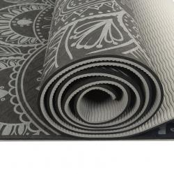 Lifefit Podložka Yoga MAT Mandala Duo 183x58x0,6cm černá