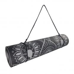 Lifefit Podložka Yoga MAT Mandala Duo 183x58x0,6cm černá