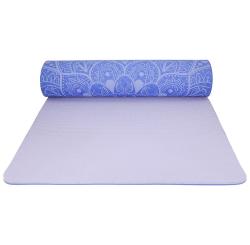 Lifefit Podložka Yoga MAT Mandala Duo 183x58x0 6cm modrá