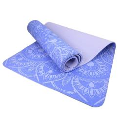 Lifefit Podložka Yoga MAT Mandala Duo 183x58x0 6cm modrá